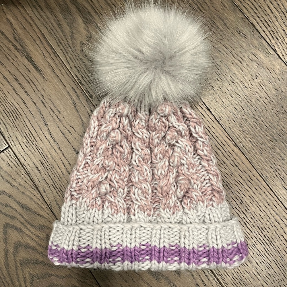 FP Knit Hat with Pom Pom